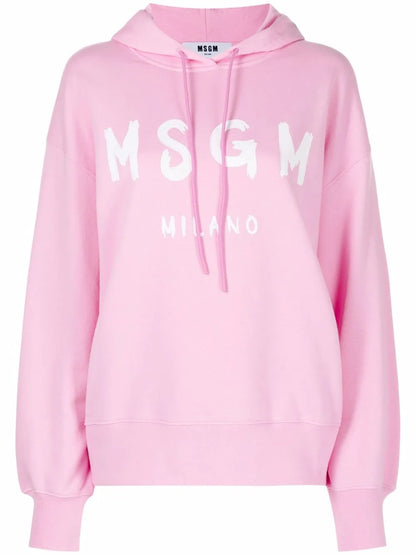 Logo-Print Cotton Hoodie