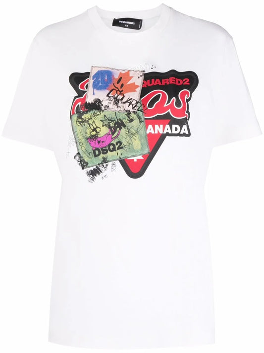 Graphic Print Crew-Neck T-Shirt