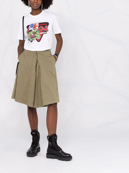 Graphic Print Crew-Neck T-Shirt