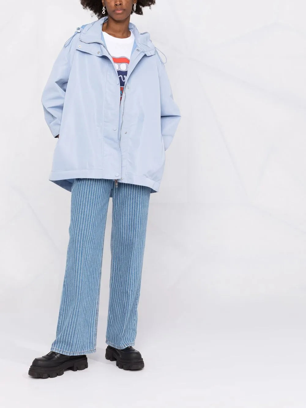 Belted Hooded Jacket