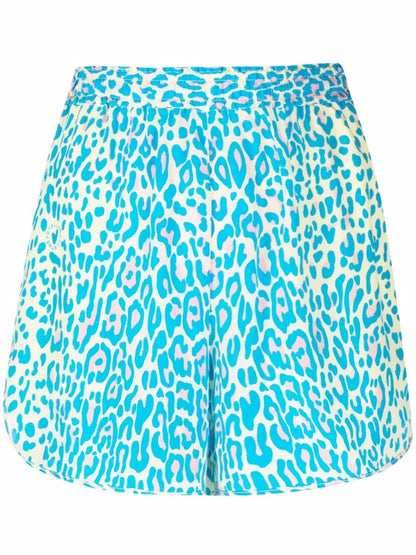 Leopard-Print Shorts