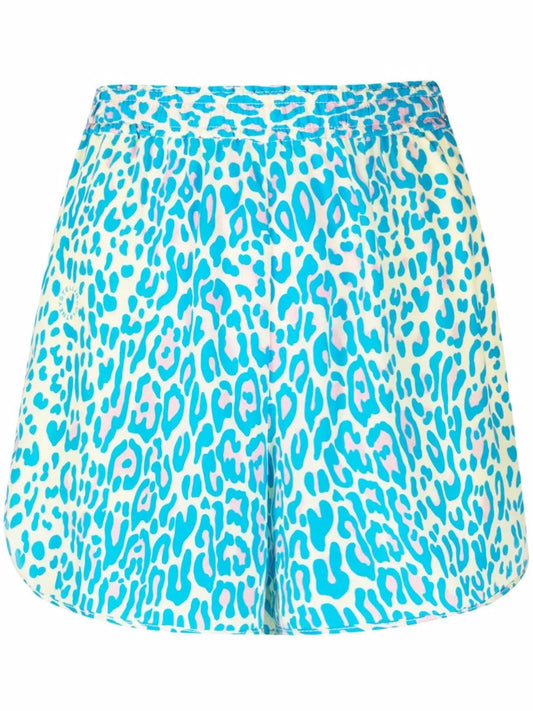 Leopard-Print Shorts