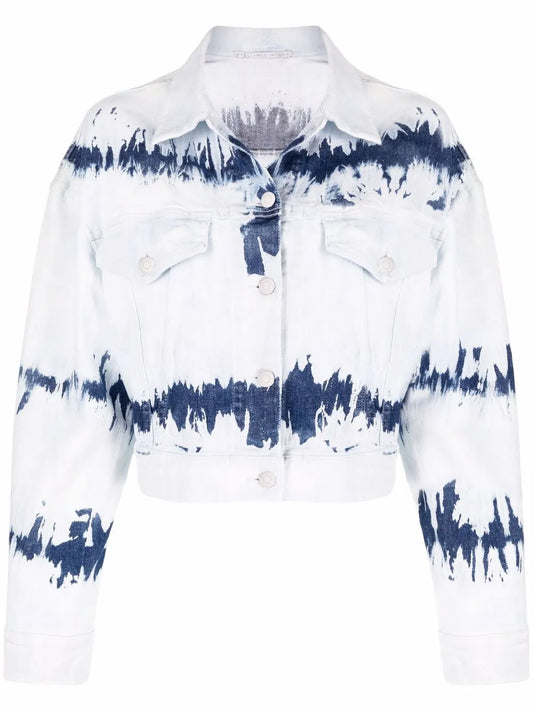Tie-Dye Denim Jacket