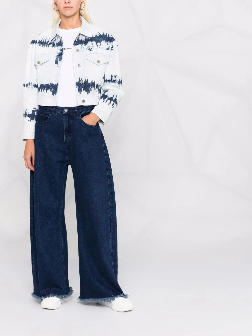 Tie-Dye Denim Jacket