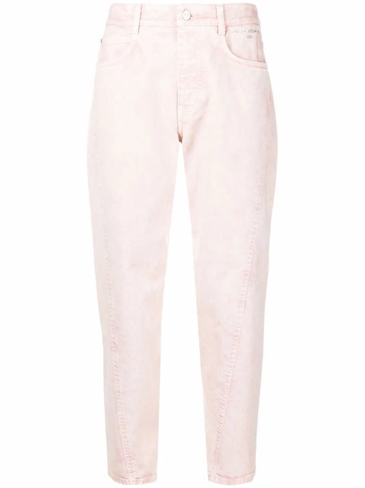 Faded Cropped Jeans