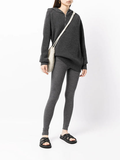 Tonya Cashmere-Knit Leggings