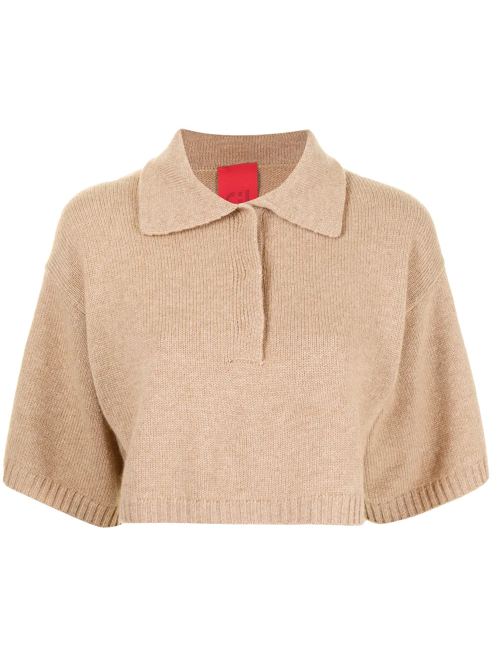 Demi Cropped Knitted Shirt
