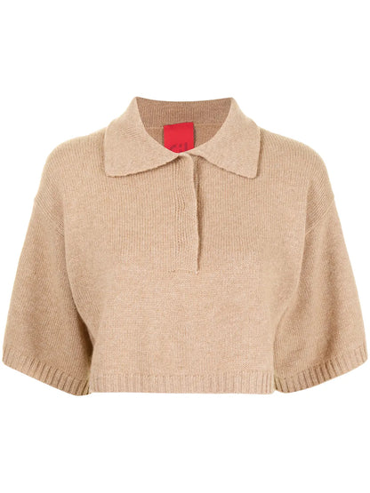 Demi Cropped Knitted Shirt