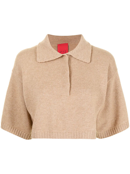 Demi Cropped Knitted Shirt
