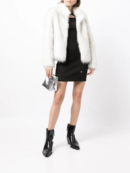 Fur Delish High-Neck Jacket