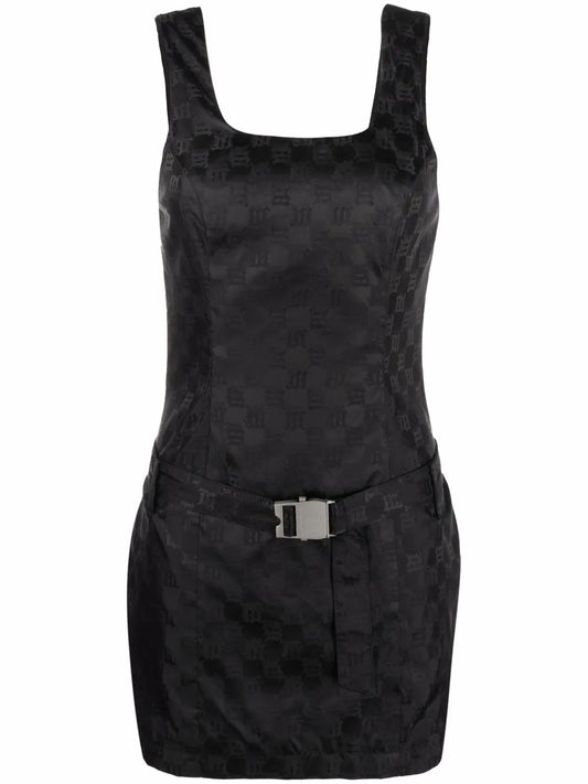 Monogram Jacquard Mini Dress