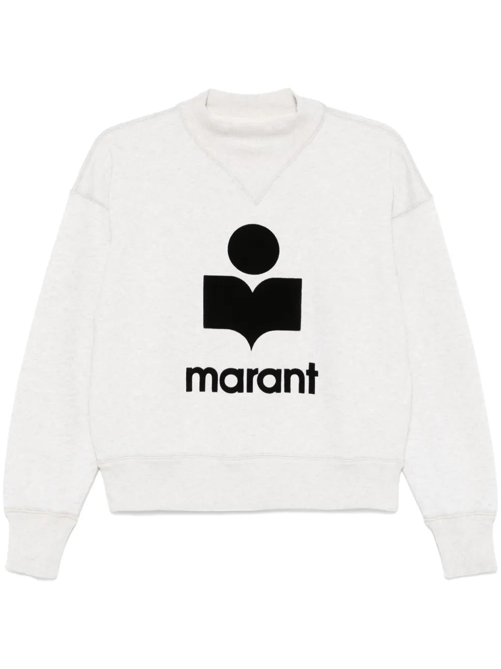 Moby Flocked-Logo Sweatshirt