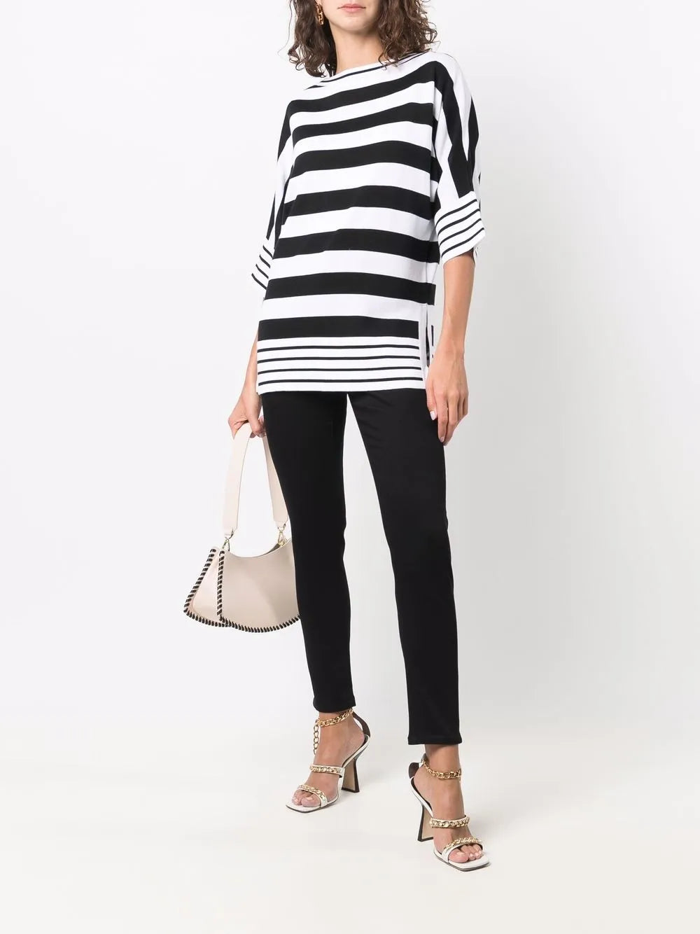 High-Rise Skinny Trousers