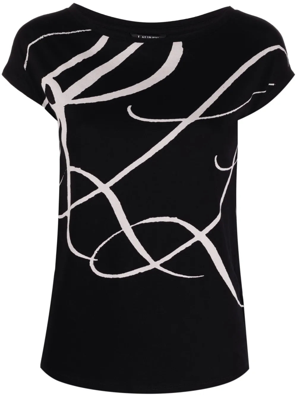 Oversized Logo Print Top
