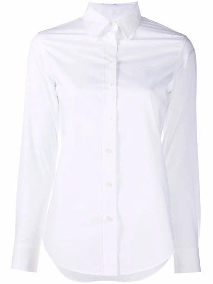 Embroidered-Logo Shirt