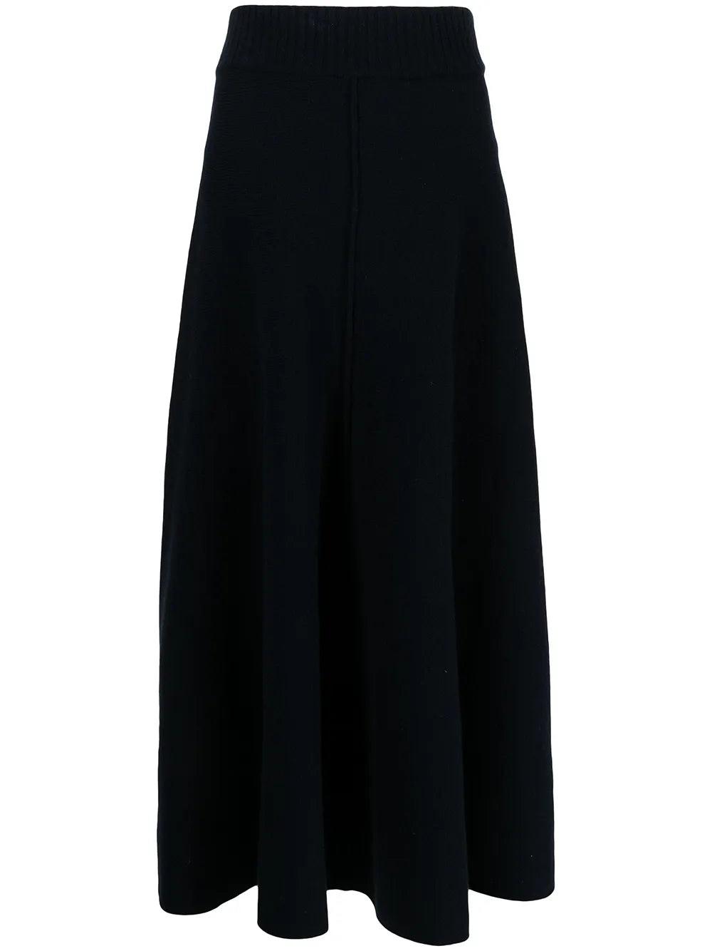 Fine-Knit Midi Skirt