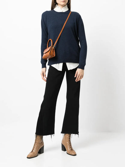 Round-Neck Cashmere Jumper