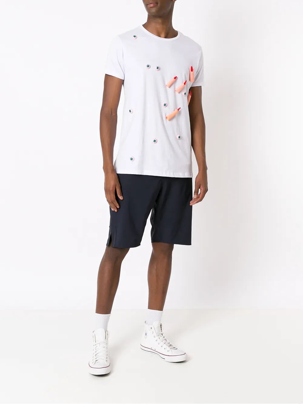 Appliqué-Detail Cotton T-Shirt