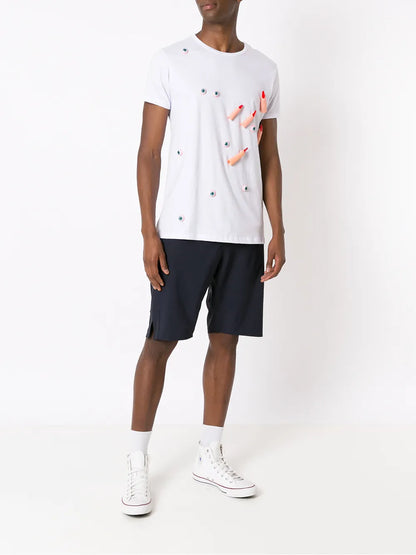 Appliqué-Detail Cotton T-Shirt