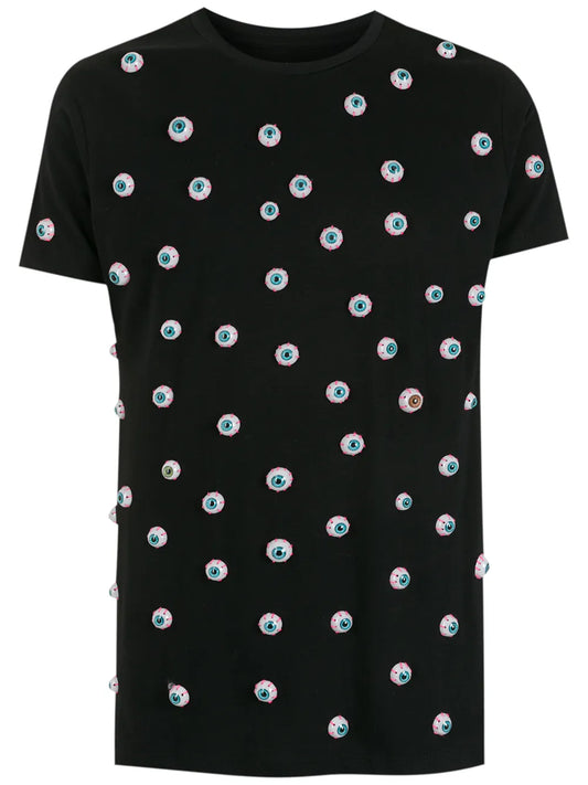 Eyes-Print Cotton T-Shirt