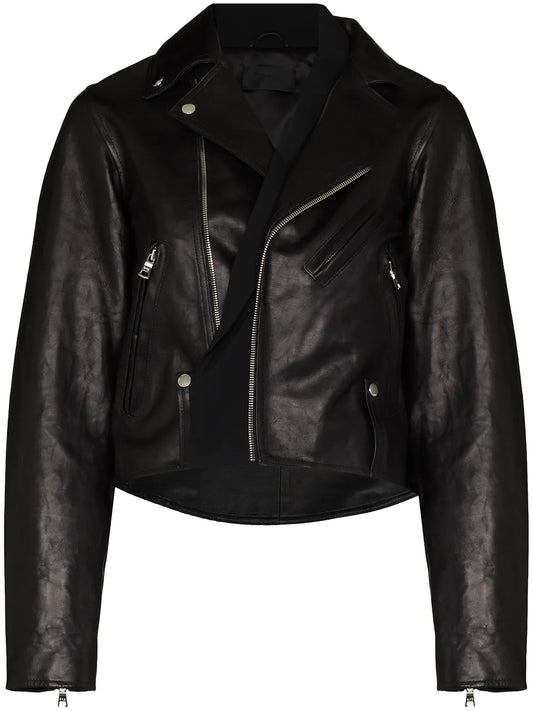 Saige Leather Biker Jacket