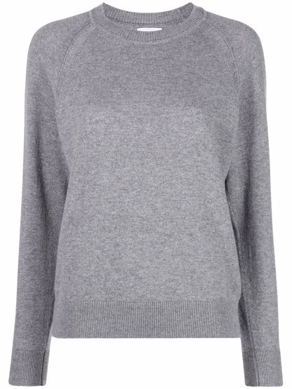 Long-Sleeved Cashmere Pullover