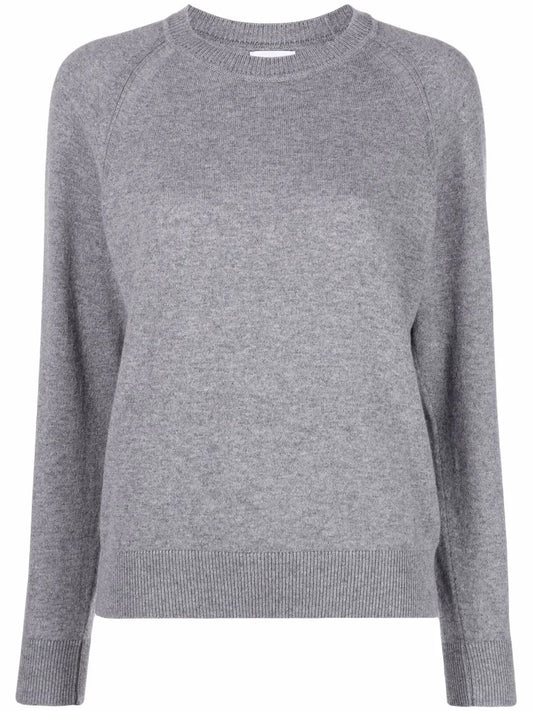 Long-Sleeved Cashmere Pullover