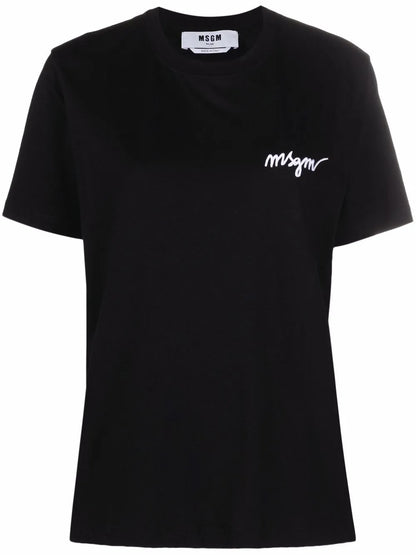 Chest-Logo Crewneck T-Shirt
