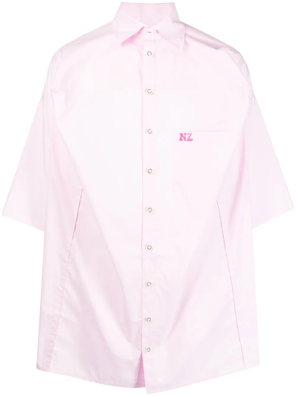 Logo-Embroidered Boxy Shirt