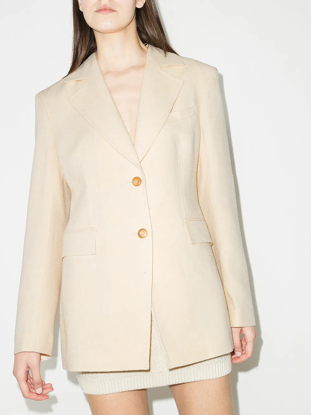 Manouk Single-Breasted Blazer