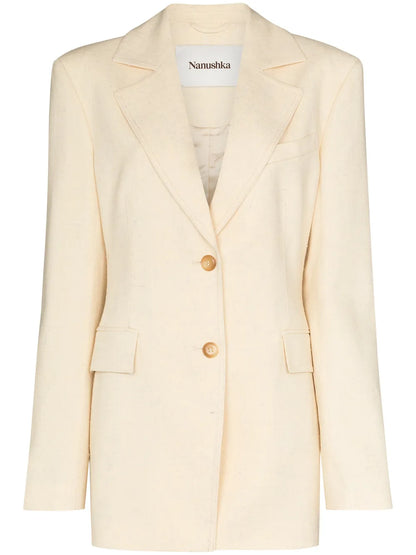 Manouk Single-Breasted Blazer