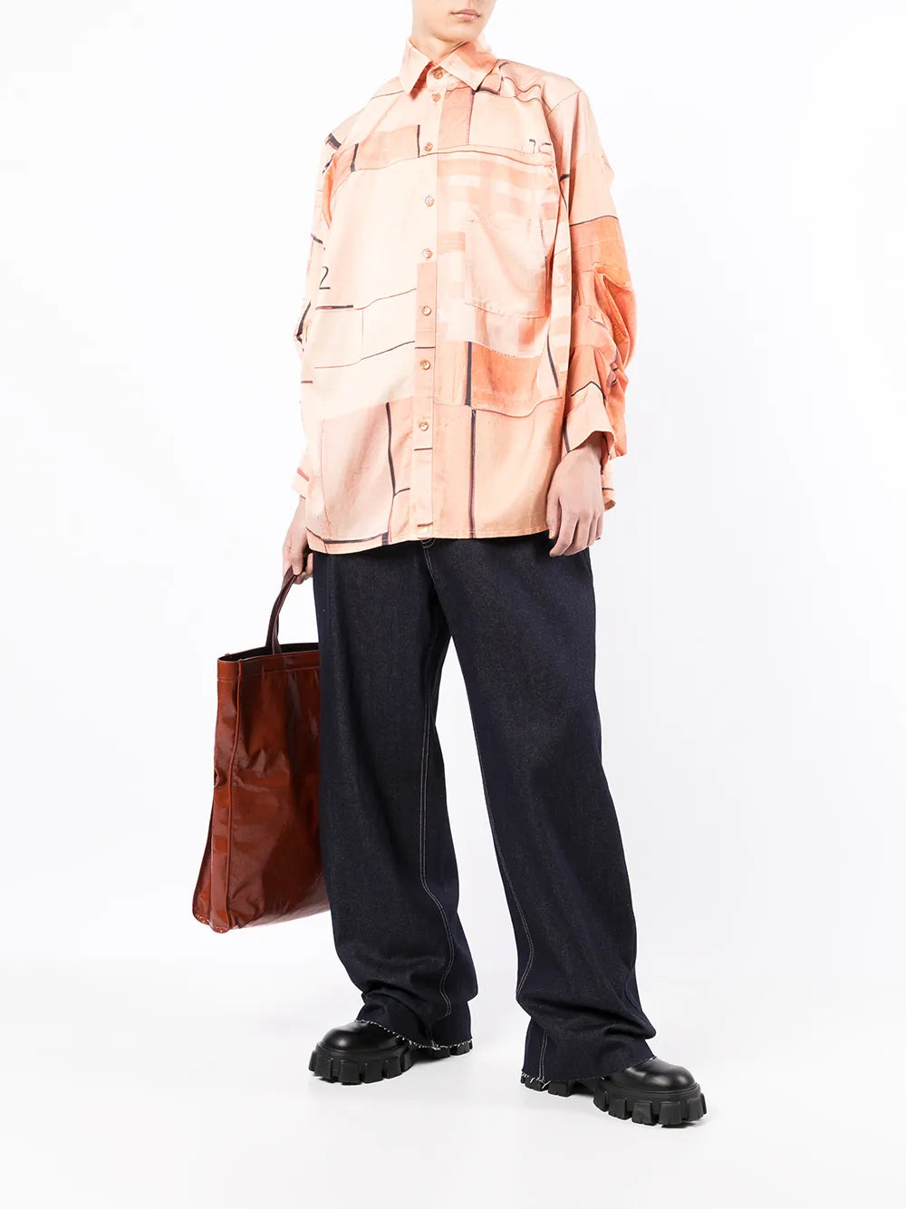 Graphic-Print Box Shirt