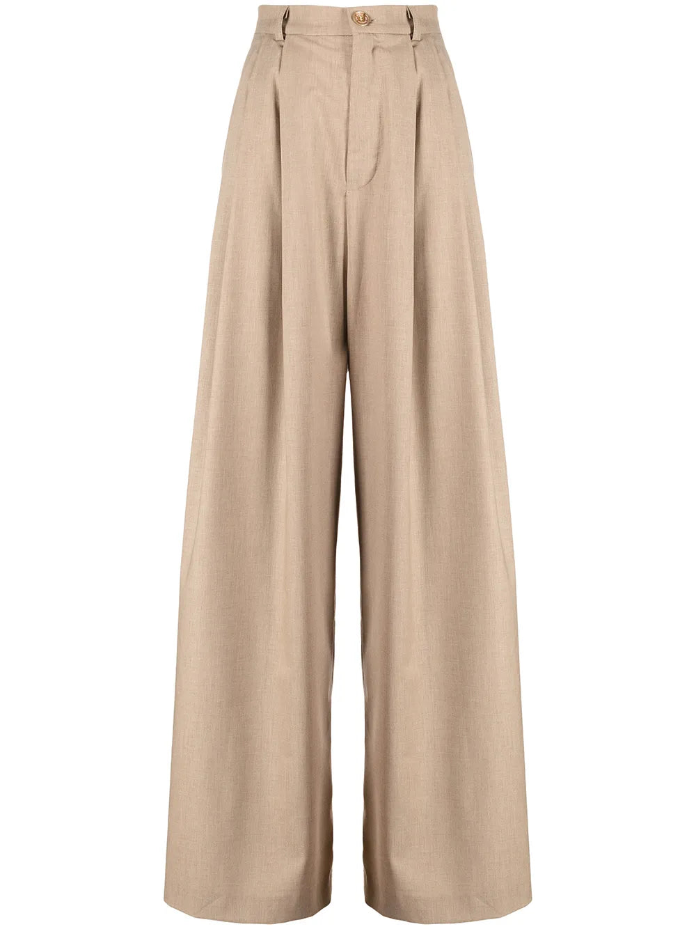 High-Waisted Wide-Leg Trousers