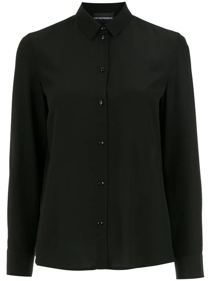 Button-Up Silk Shirt
