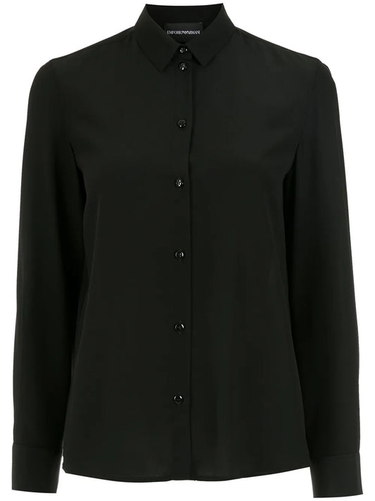Button-Up Silk Shirt