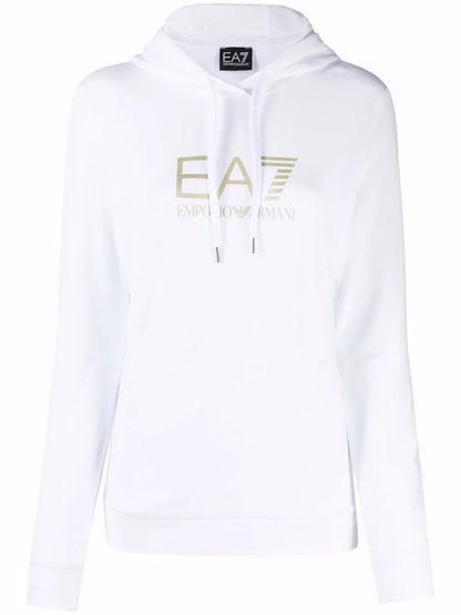 Gold Embossed Logo Hoodie