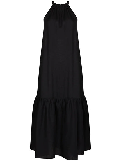 Ibiza Halterneck Maxi Dress