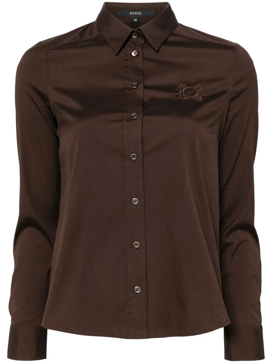Embroidered Logo Shirt