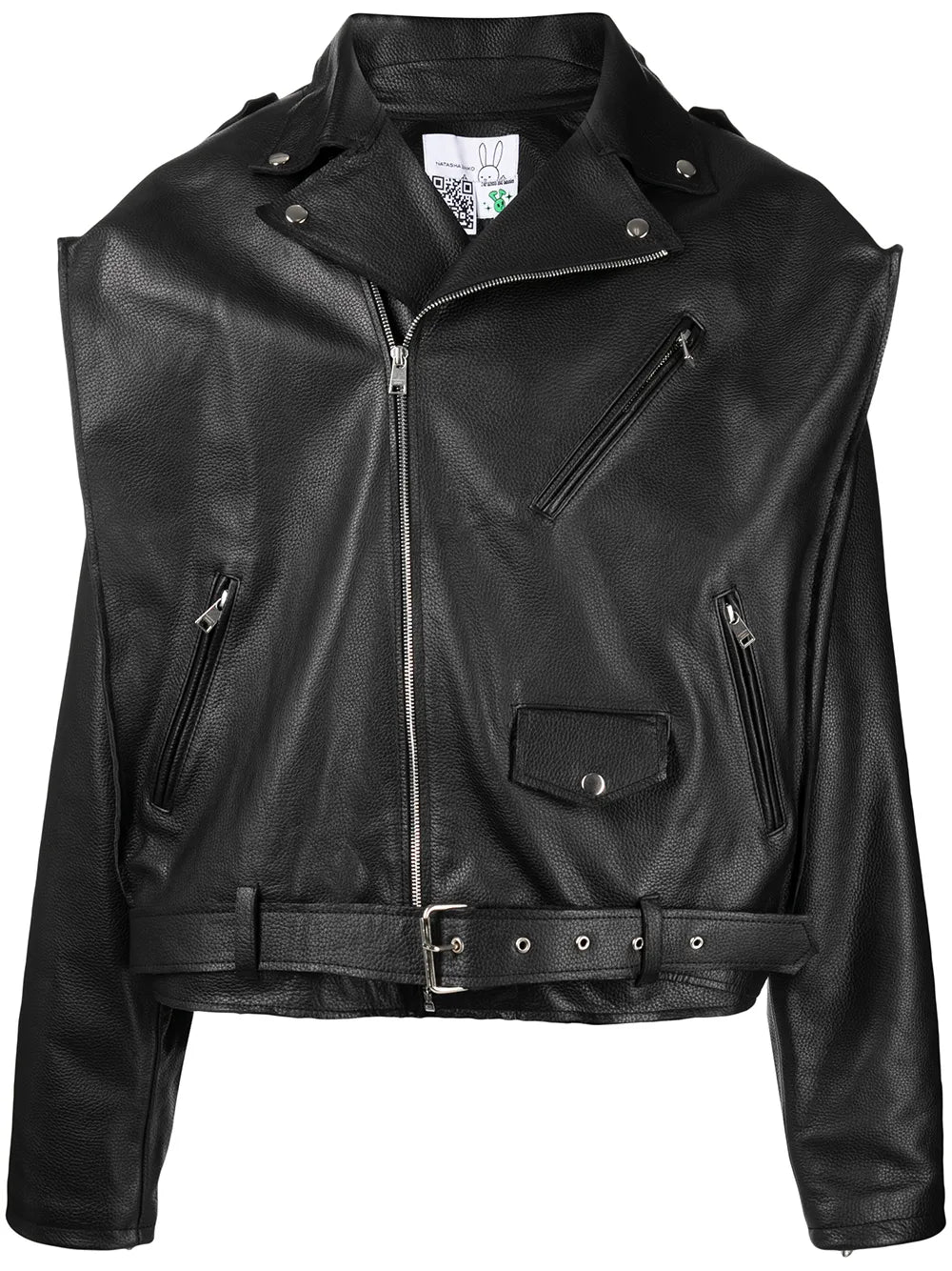 Box Leather Motorcycle Jacket