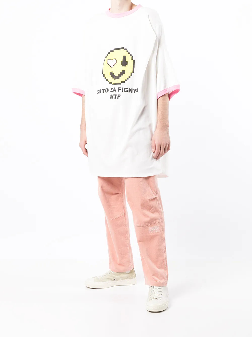 Smiley-Print T-Shirt
