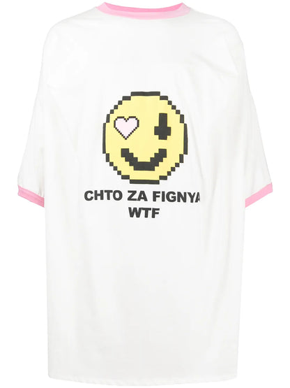 Smiley-Print T-Shirt