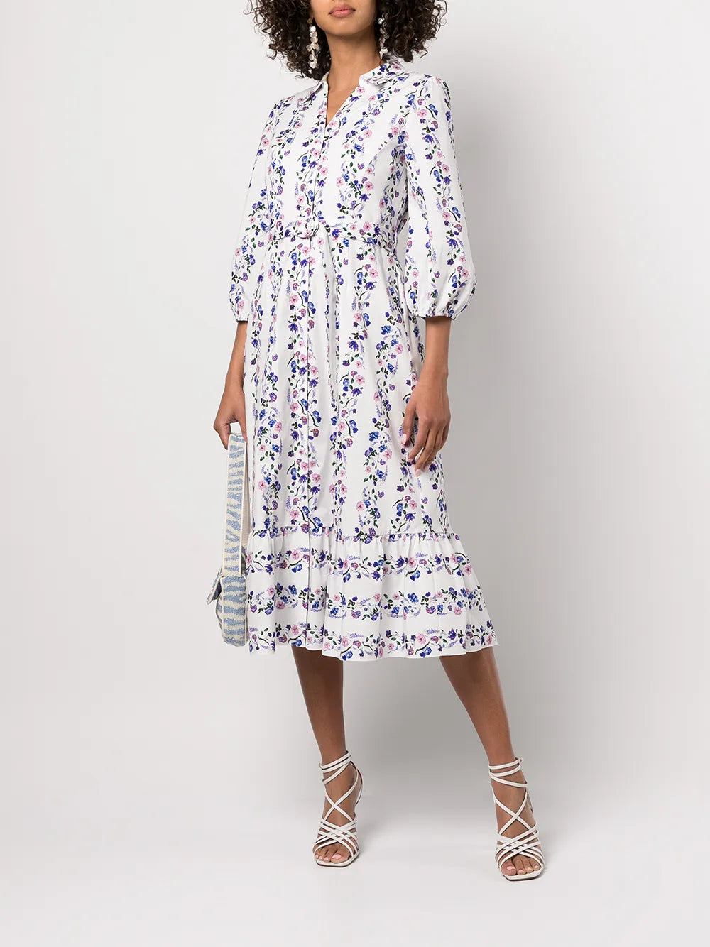 Floral-Print Shirt Dress
