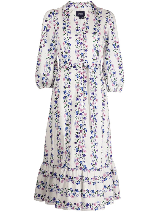 Floral-Print Shirt Dress