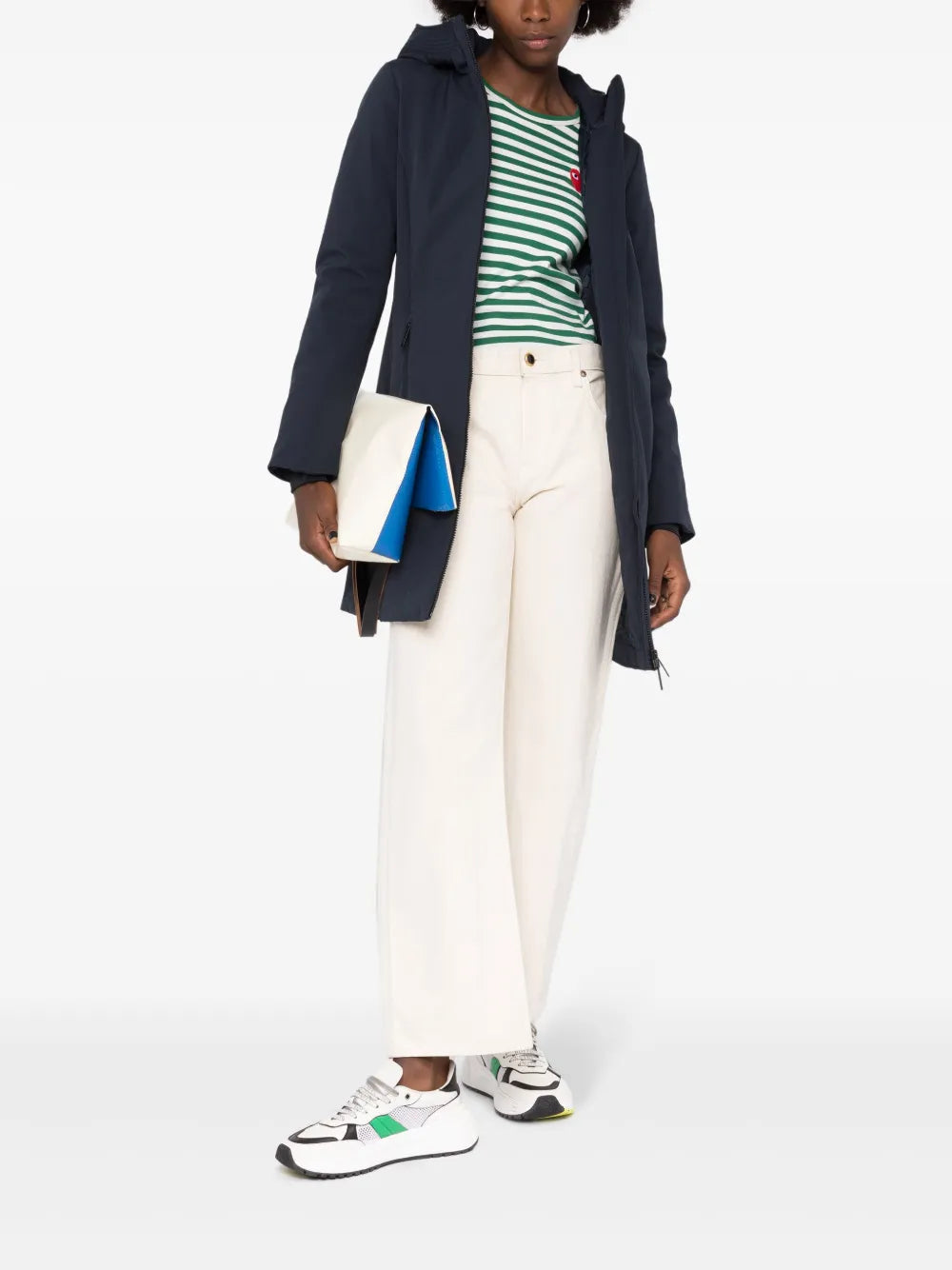 Padded Hooded Parka Coat