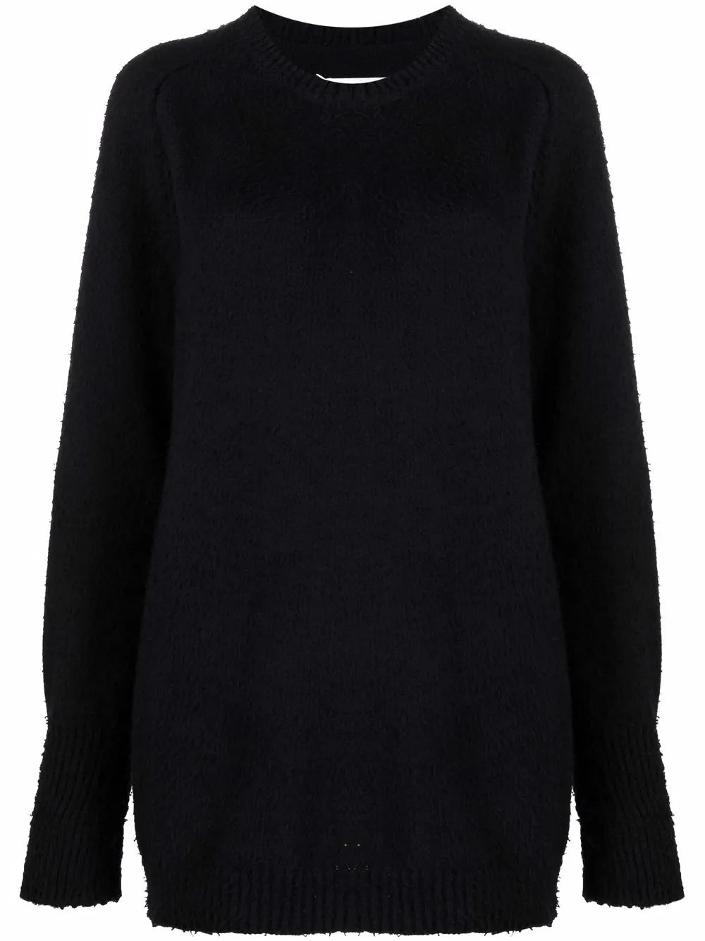 Brushed-Finish Crew Neck Jumper