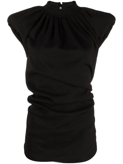 Ruched Asymmetric Top