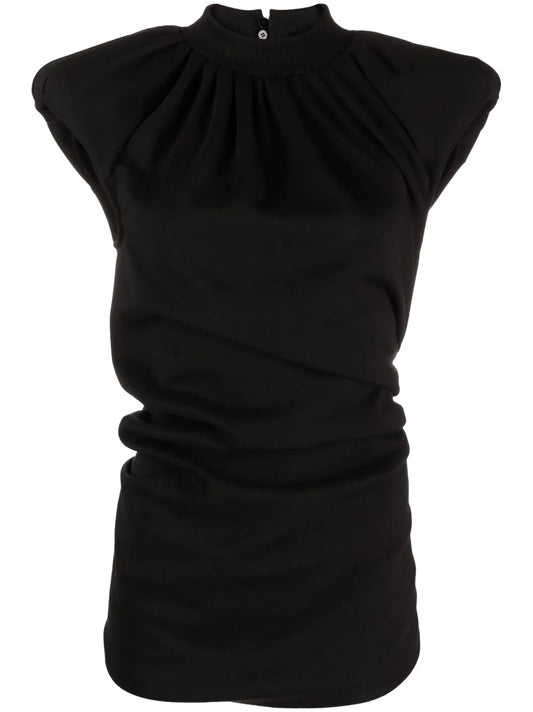 Ruched Asymmetric Top