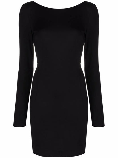 Milano Open-Back Fitted Dress