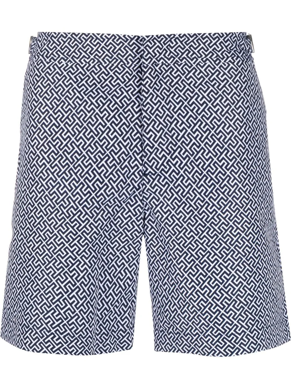 Geometric Print Swim Shorts