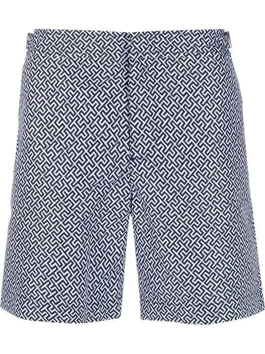 Geometric Print Swim Shorts